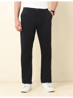 U.S. POLO ASSN. - Black Riley Straight Fit Dobby Trouser
