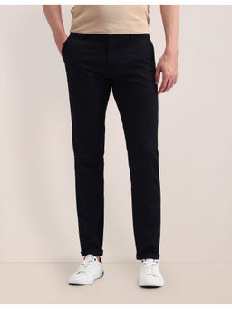 U.S. POLO ASSN. - Black Austin Fit Solid Trouser