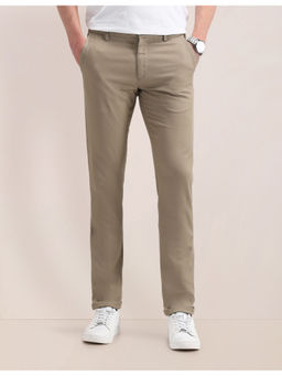 U.S. POLO ASSN. - Beige Austin Fit Solid Trouser