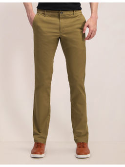 U.S. POLO ASSN. - Brown Denver Slim Fit Mid Rise Trouser