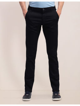 U.S. POLO ASSN. - Navy Blue Austin Slim Fit Mid Rise Trouser