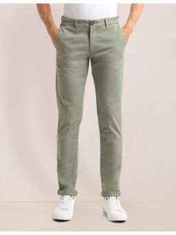 U.S. POLO ASSN. - Green Denver Slim Fit Mid Rise Trouser