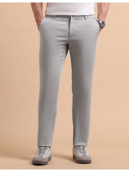 U.S. POLO ASSN. - Grey Satin Super Slim Fit Trouser