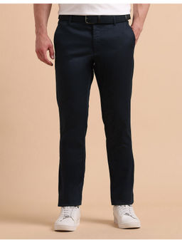U.S. POLO ASSN. - Navy Blue Satin Super Slim Fit Trouser