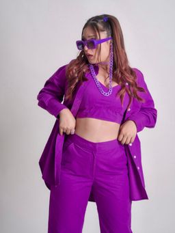 Uptownie - Riya Jain's Crop Top with Back Smocking