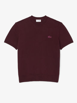 Lacoste - Men Blue Textured Sweaters