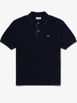 Lacoste - Men Navy Blue Solid/Plain Polo T-Shirt