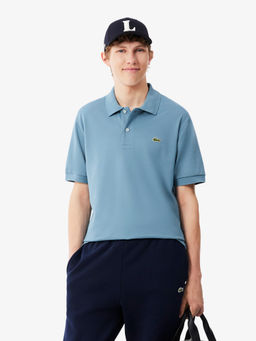 Lacoste - Men Aqua Textured Polo T-Shirt