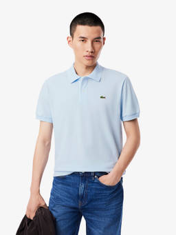 Lacoste - Men Blue Textured Polo T-Shirt