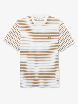 Lacoste - Men Brown Stripes T-Shirt