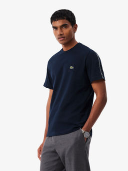 Lacoste - Men Blue Solid/Plain T-Shirt
