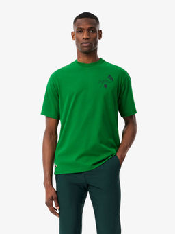 Lacoste - Men Green Graphic T-Shirt