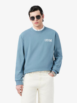 Lacoste - Men Blue Typography T-Shirt