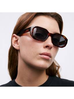 MELLER - Demi Frame Smoke Grey Lens Unisex Kessie Polarised Sunglasses