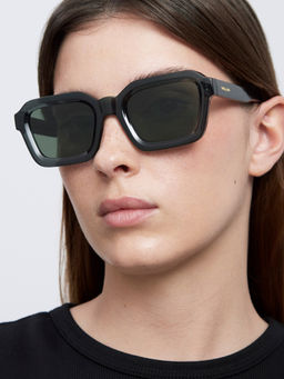 MELLER - Olive Green Frame Green Lens Unisex Nayah Polarised Sunglasses