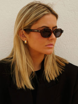 MELLER - Demi Frame Grey Lens Unisex Cumbi Polarised Sunglasses