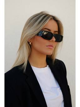 MELLER - All Black Smoke Grey Lens Unisex Kira Polarised Sunglasses