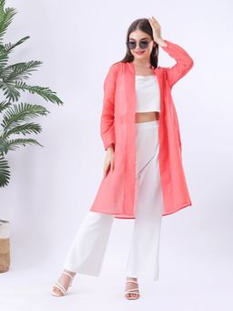 Qurvii - Solid Mulmul Long Shrug