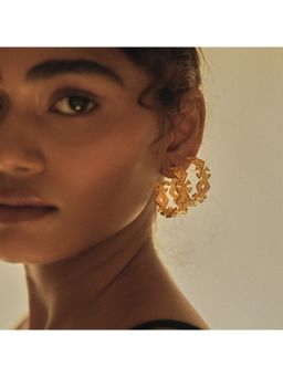 Dhwani Bansal - Women Safa Hoops Earrings