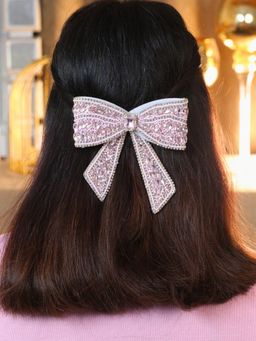 Viana Jewels - Pookie Pink Bow Hair Clip