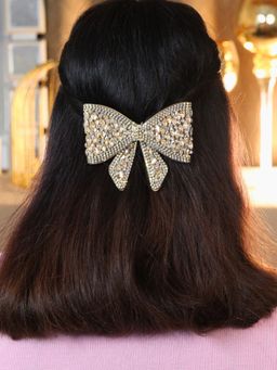 Viana Jewels - Twilight Gold Bow Hair Clip