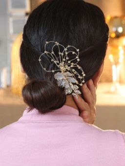 Viana Jewels - Hazel Gold Hair Clip