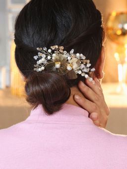 Viana Jewels - Grace Gold Hair Clip