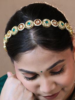 Viana Jewels - Amrapalli Maangtikka Multi Color Hair Band