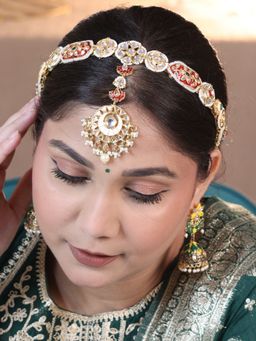 Viana Jewels - Aana Maangtikka Multi Color Hair Band