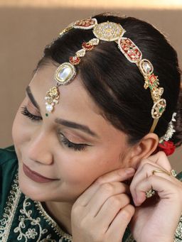 Viana Jewels - Apala Managtikka Multi Color Hair Band