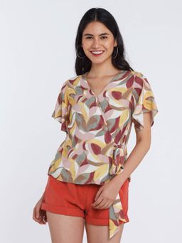 Zink London - Women Multi-Color Printed Top