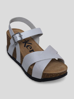 Kickers - Women Kick-Heze Silver Sandals