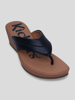 Kickers - Women Blenny Black Wedges
