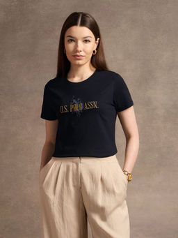 U.S. POLO ASSN. - Black Regular Fit T-Shirt