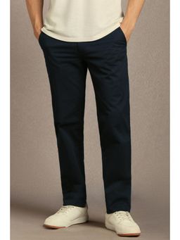 Louis Philippe - Solid Black Trousers