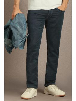 Louis Philippe - Men Navy Dark Slim Fit Jeans