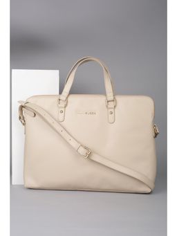 Van Heusen - Women Peach Solid Casual Laptop Bag