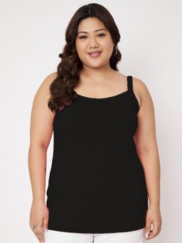 BRINNS - Black Plus Size Non-Padded Camisole Top