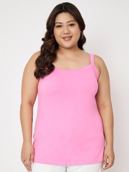 BRINNS - Pink Plus Size Non-Padded Camisole Top