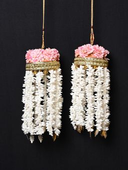 AG'S - Smriti Baby Pink Floral Kalira