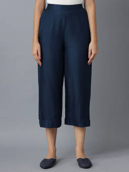 Elleven - Blue Calf Length Culottes