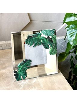 Faaya Gifting - Monstera Bevelled Mirror Frame
