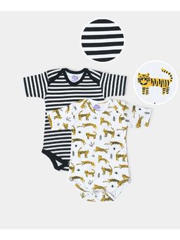 Mi Arcus - Printed Short Sleeve Rompers (Pack of 2)