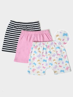 Mi Arcus - Printed Comfortable Baby Shorts (Pack of 3)