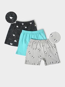 Mi Arcus - Printed Comfortable Baby Shorts (Pack of 3)