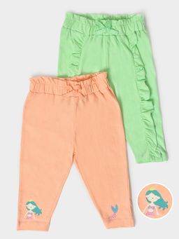 Mi Arcus - Baby Girl Printed Ruffle Pyjama (Pack of 2)