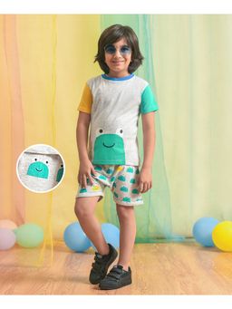 Mi Arcus - Boys Printed Tee and Shorts (Set of 2)