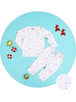 Mi Arcus - Fun Days Unisex Star Slumber Full Sleeve Tee & Pyjama (Set of 2)