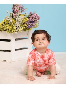 Mi Arcus - Baby Boy Medley Half Sleeve Orange T-Shirt