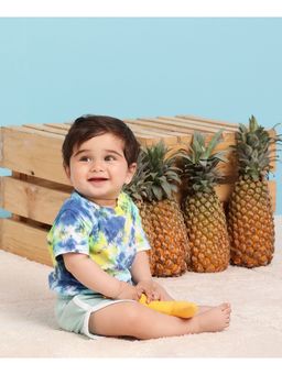 Mi Arcus - Baby Boy Medley Half Sleeve Blue T-Shirt